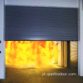 porta de obturador de rolo de aço classificado contra fogo personalizada profissão